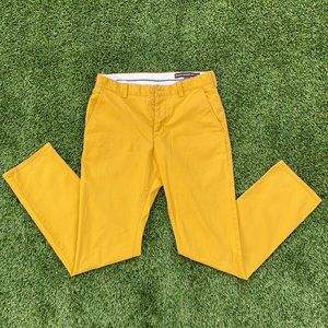 Worn Once - French Connection Mustard Chinos Size 30